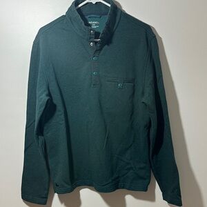 Untuckit Parkson Snap Fleece Pullover Large